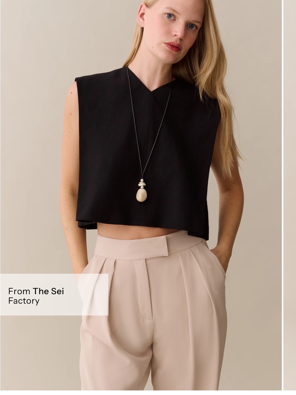 Caara Aisling Top Women’s Size 10 Boxy Cropped Wide Side Opening Few Moda